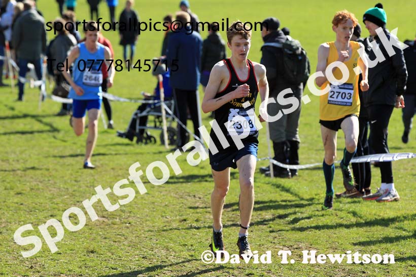 Mens Under-17s 2022 CAU Inter Counties Cross Country, Prestwold Hall, Loughborough.  Photo: David T. Hewitson/Sports for All Pics